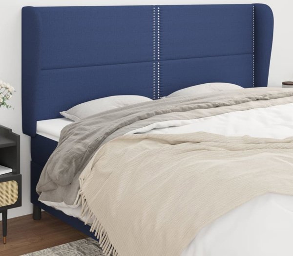 vidaXL Κεφαλάρι uszak μπλε 203x23x118/128 cm ύφασμα