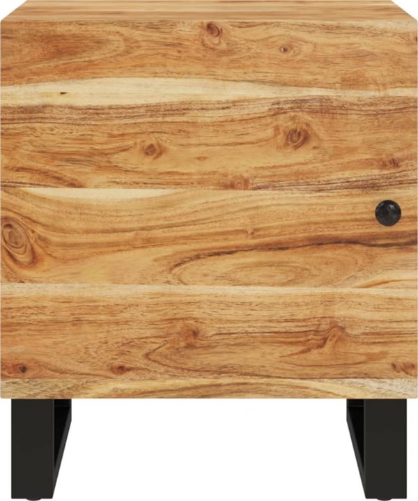 vidaXL vidaXL Szafka nocna, 40x33x46 cm, lite drewno akacjowe