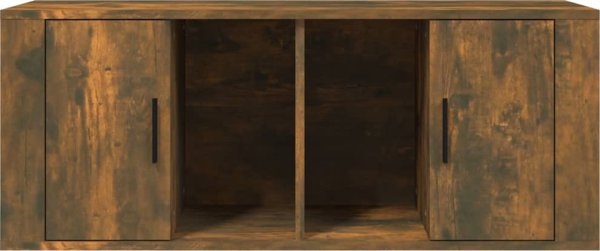 vidaXL Έπιπλο Τηλεόρασης Καρυδιά Καπνισμένη 100x35x40 εκ.