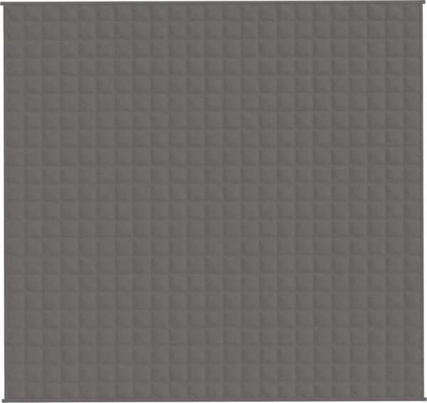 vidaXL Κουβέρτα Βάρη Γκρι 220x235 εκ., 11 κιλά, Υφασμάτινη
