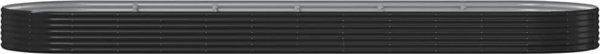 vidaXL vidaXL Donica ogrodowa, malowana proszkowo stal, 523x140x36 cm