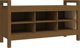 vidaXL Παγκάκι για διάδρομο, μελί καφέ, 110x40x60 cm, ξύλο πεύκου