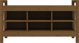 vidaXL Παγκάκι για διάδρομο, μελί καφέ, 110x40x60 cm, ξύλο πεύκου