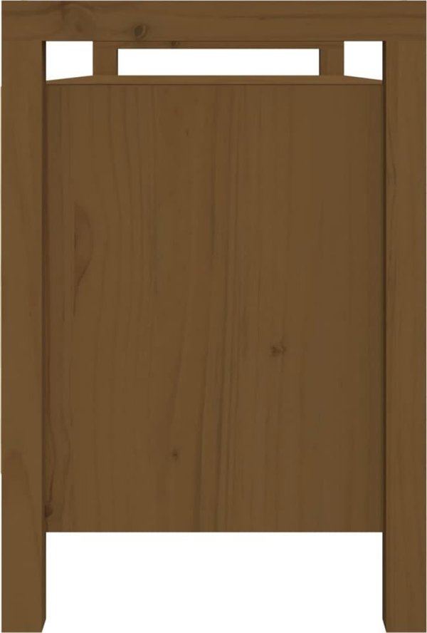 vidaXL Παγκάκι για διάδρομο, μελί καφέ, 110x40x60 cm, ξύλο πεύκου