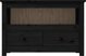 vidaXL vidaXL Szafka pod TV, czarna, 79x35x52 cm, lite drewno sosnowe