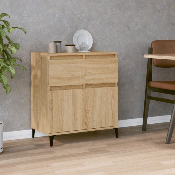 vidaXL Κομότα σε δρυς Sonoma, 60x35x70 εκ., από συνθετικό ξύλο