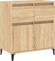 vidaXL Κομότα σε δρυς Sonoma, 60x35x70 εκ., από συνθετικό ξύλο