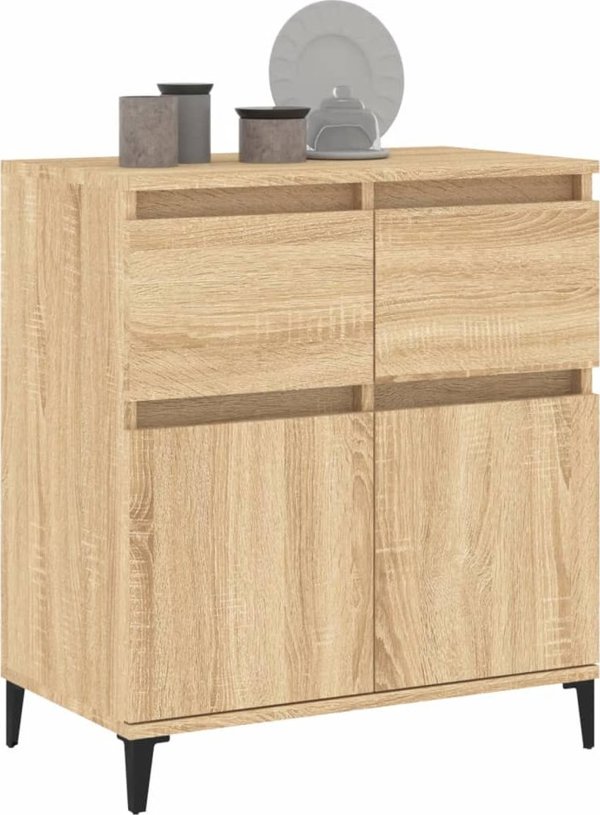 vidaXL Κομότα σε δρυς Sonoma, 60x35x70 εκ., από συνθετικό ξύλο