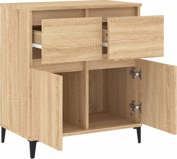 vidaXL Κομότα σε δρυς Sonoma, 60x35x70 εκ., από συνθετικό ξύλο