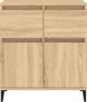 vidaXL Κομότα σε δρυς Sonoma, 60x35x70 εκ., από συνθετικό ξύλο