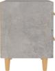 vidaXL Σετ 2 Κομοδίνα, Γκρι Σκυροδέματος, 40x35x47,5 cm