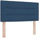 vidaXL Lozko Box Spring z Materacem Granatowym 120x200 cm Tkanina