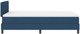 vidaXL Lozko Box Spring z Materacem Granatowym 120x200 cm Tkanina