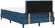 vidaXL Lozko Box Spring z Materacem Granatowym 120x200 cm Tkanina
