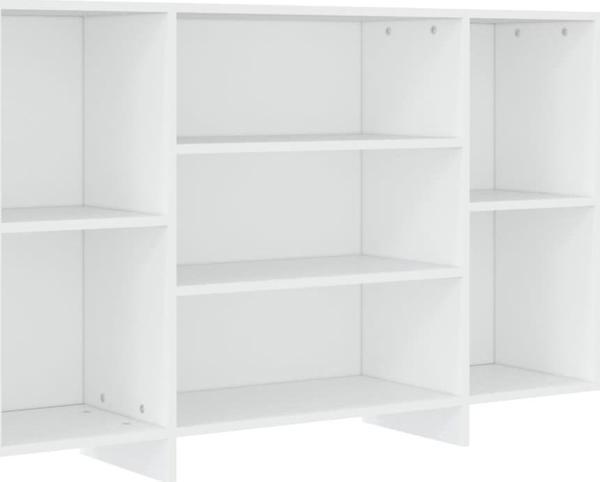 vidaXL Ντουλάπα, λευκή, 120x30x75 cm, μοριοσανίδα