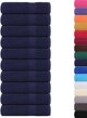 vidaXL Σετ 10 Πετσέτες Χεριών Μπλε 50x100cm 360 gsm 100% Βαμβάκι