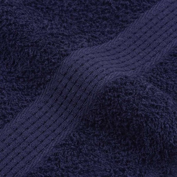 vidaXL Σετ 10 Πετσέτες Χεριών Μπλε 50x100cm 360 gsm 100% Βαμβάκι