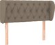 vidaXL Κεφαλάρι uszak, taupe, 103x23x78/88 cm, ύφασμα