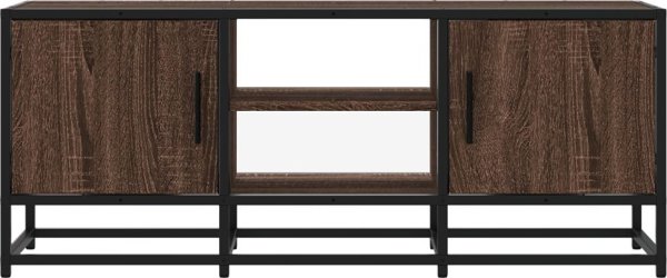 vidaXL Έπιπλο τηλεόρασης, καφέ δρυς, 100x35x41 εκ