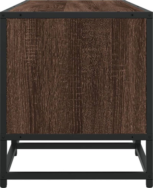 vidaXL Έπιπλο τηλεόρασης, καφέ δρυς, 100x35x41 εκ