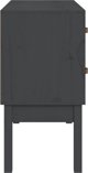 vidaXL vidaXL Komoda, szara, 90x40x78 cm, lite drewno sosnowe