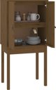 vidaXL Μπουφές, καφέ μέλι, 60x40x120 εκ, από μασίφ πεύκο