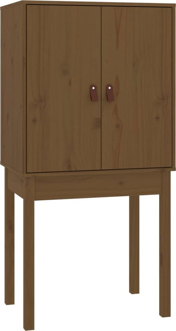 vidaXL Μπουφές, καφέ μέλι, 60x40x120 εκ, από μασίφ πεύκο