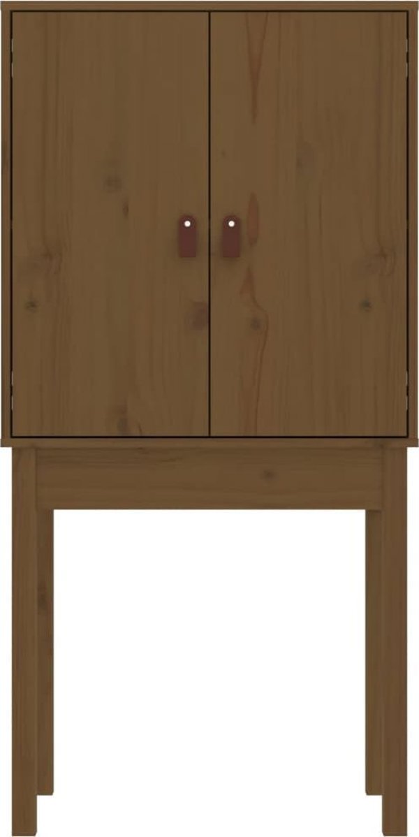 vidaXL Μπουφές, καφέ μέλι, 60x40x120 εκ, από μασίφ πεύκο