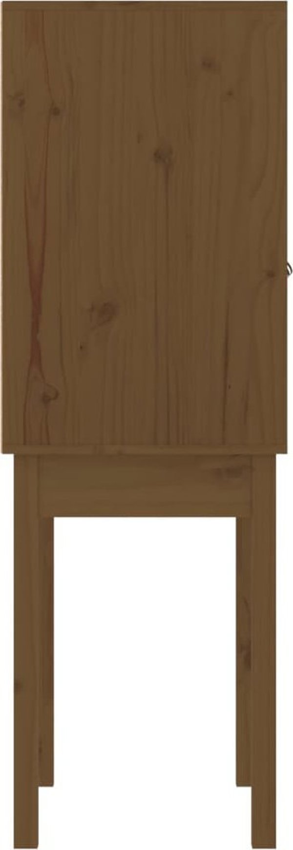 vidaXL Μπουφές, καφέ μέλι, 60x40x120 εκ, από μασίφ πεύκο