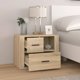vidaXL Szafka nocna, dab sonoma, 60x36x45 cm, material drewnopochodny