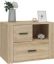 vidaXL Szafka nocna, dab sonoma, 60x36x45 cm, material drewnopochodny