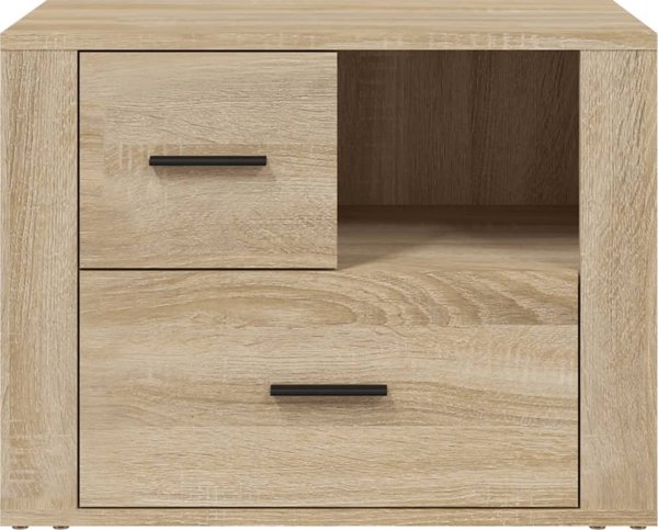 vidaXL Szafka nocna, dab sonoma, 60x36x45 cm, material drewnopochodny