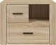 vidaXL Szafka nocna, dab sonoma, 60x36x45 cm, material drewnopochodny