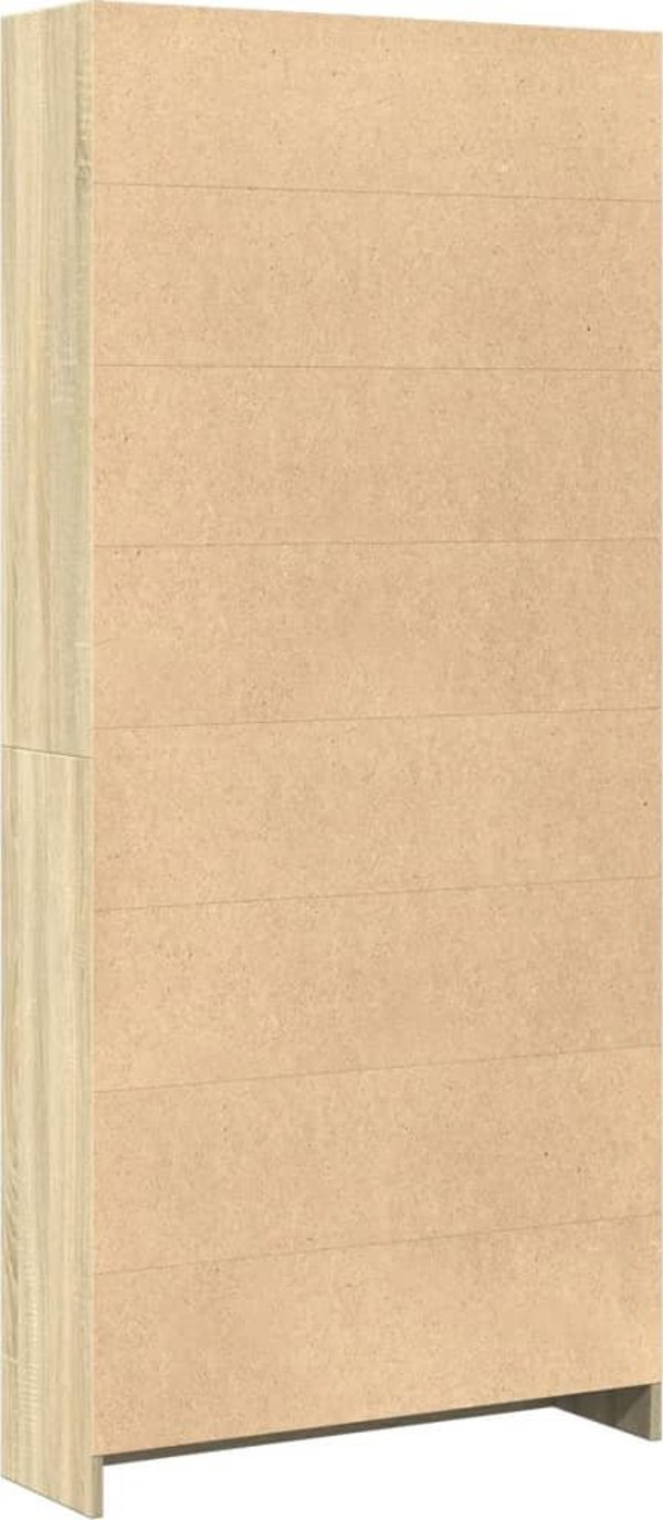 vidaXL Regal, dab sonoma, 80x24x176 cm, material drewnopochodny