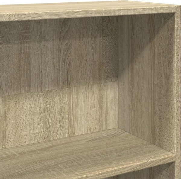vidaXL Regal, dab sonoma, 80x24x176 cm, material drewnopochodny