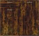 vidaXL Ντουλάπι, καπνισμένο δρυς, 80x36x75 cm