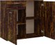 vidaXL Ντουλάπι, καπνισμένο δρυς, 80x36x75 cm