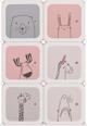 vidaXL Παιδική Ραφιέρα με 6 Θέσεις, Ροζ, Πλαστικό PP