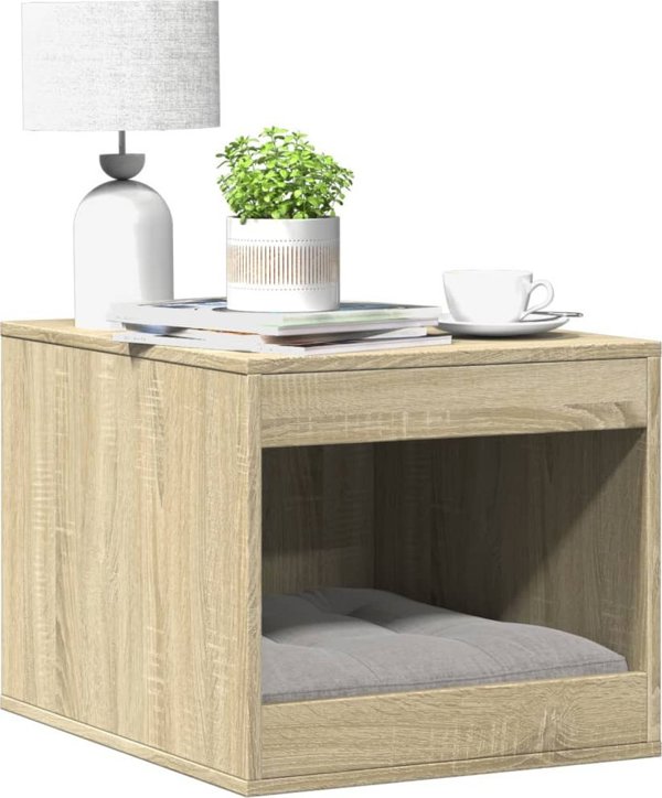 vidaXL Ντουλάπι για άμμο γάτας από δρυ Oak Sonoma 47x59x42 cm