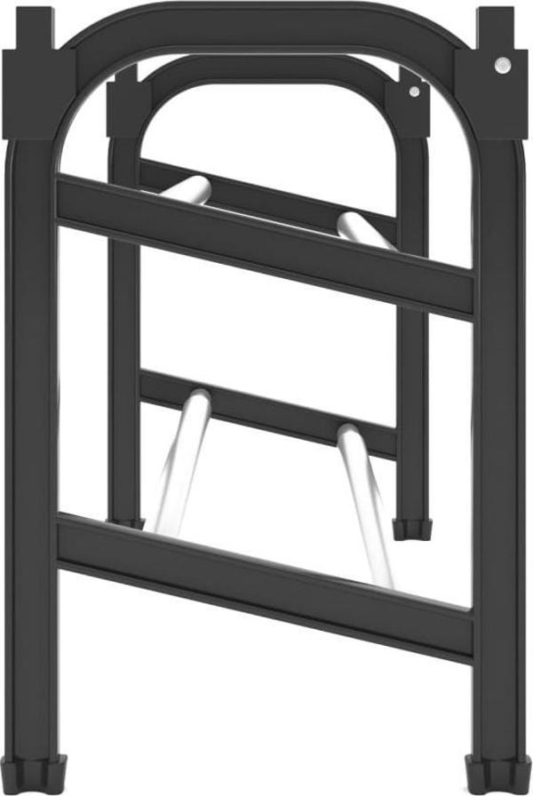 vidaXL Ρυθμιζόμενη παπουτσοθήκη με 2 ράφια 119x24x37 cm
