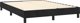 vidaXL κρεβάτι κοντινεντάλ με στρώμα και φωτισμό LED, μαύρο βελούδο 140x190 εκ.