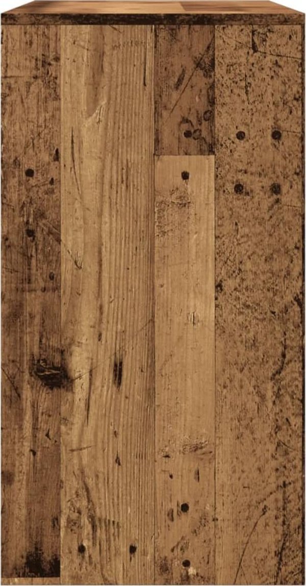 vidaXL vidaXL Stolik konsolowy, stare drewno, 89x41x76,5 cm