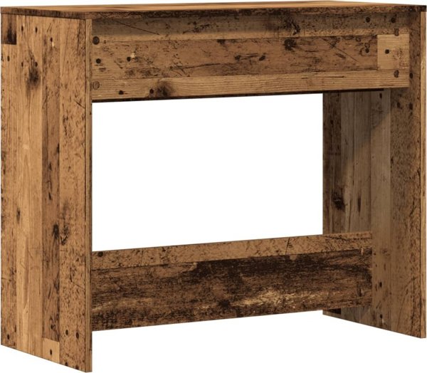 vidaXL vidaXL Stolik konsolowy, stare drewno, 89x41x76,5 cm