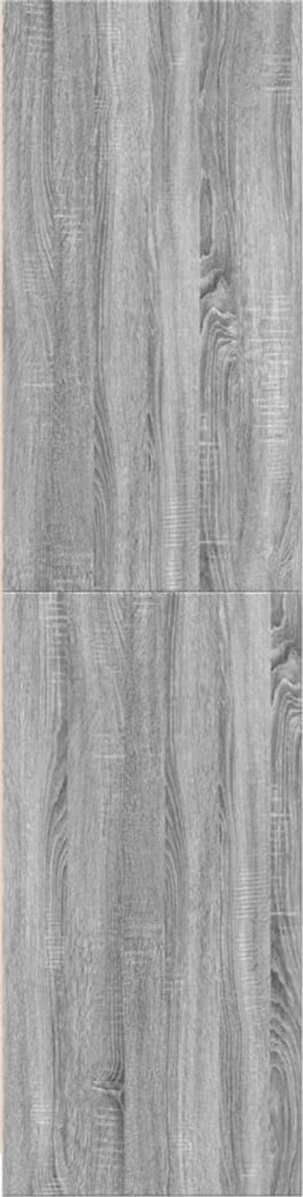vidaXL Ντουλάπα Sonoma γκρι δρυς, 100x50x200 εκ, ξυλοειδές υλικό