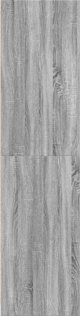 vidaXL Ντουλάπα Sonoma γκρι δρυς, 100x50x200 εκ, ξυλοειδές υλικό