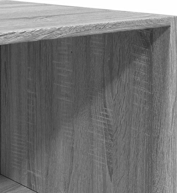vidaXL Ντουλάπα Sonoma γκρι δρυς, 100x50x200 εκ, ξυλοειδές υλικό