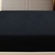 vidaXL Σεντόνια ζέρσεϊ 2 τεμ. μαύρα 160x200 cm βαμβακερά
