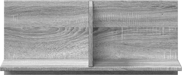 vidaXL Ράφι τοίχου, 70x16,5x30 cm, γκρι δρυς sonoma