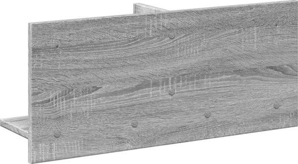 vidaXL Ράφι τοίχου, 70x16,5x30 cm, γκρι δρυς sonoma