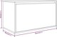 vidaXL Laviko για διάδρομο, 80x40x45 cm, γκρι δρυς σονόμα